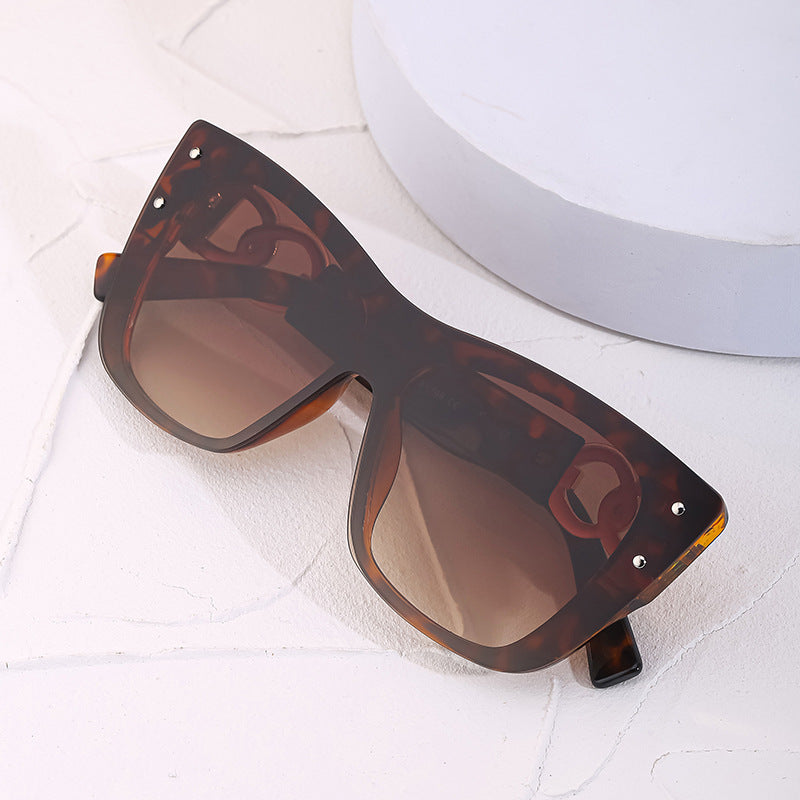 Women's Cat Eye Fashion Large Frame Sunglasses