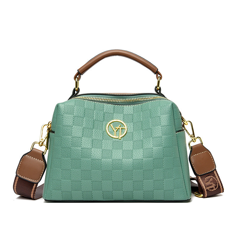Women's Leather Trendy Square Classic Bag (In Stock)