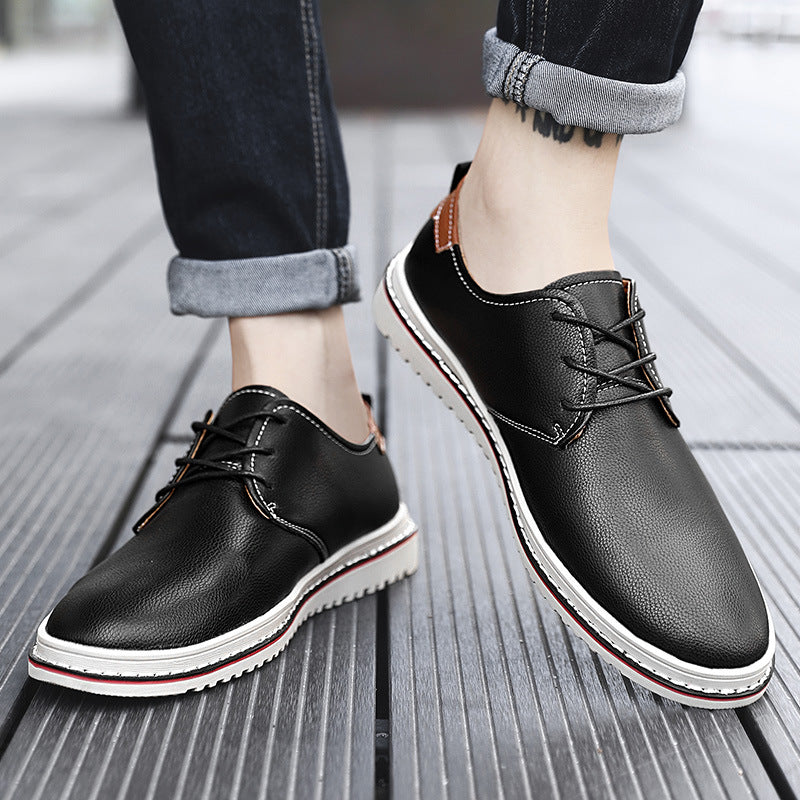Men's British Style Leather Fashion Trend Shoes