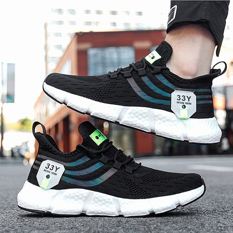 Men's Mesh Fly-woven Breathable Casual Shoes