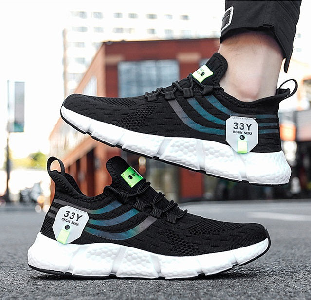 Men's Mesh Fly-woven Breathable Casual Shoes