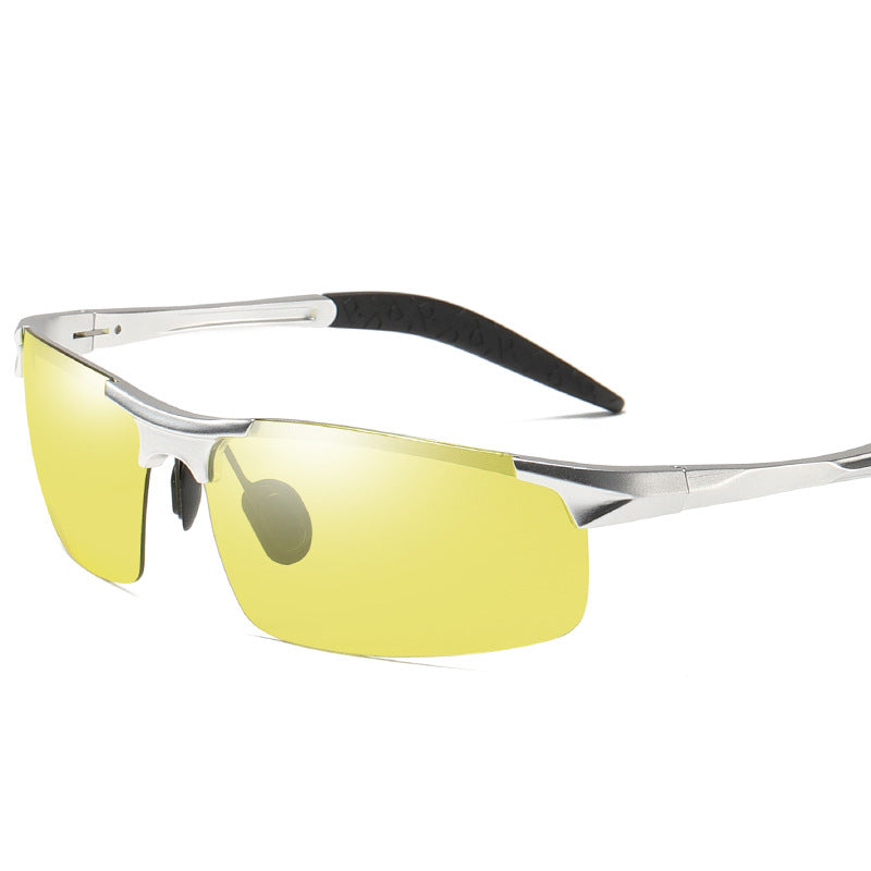 Men's Color-changing Sports Aluminum Polarized Sunglasses