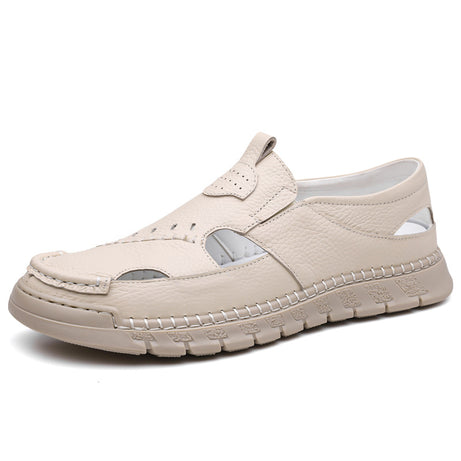 Men's Leather Breathable Casual Sandals