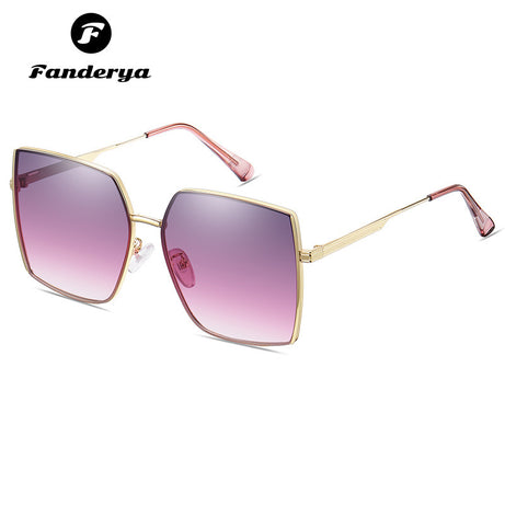 Men's High Large Frame UV Protection Thin Sunglasses