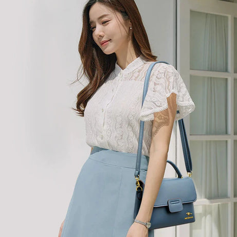 Women's Leather Trendy Crossbody Shoulder Bag