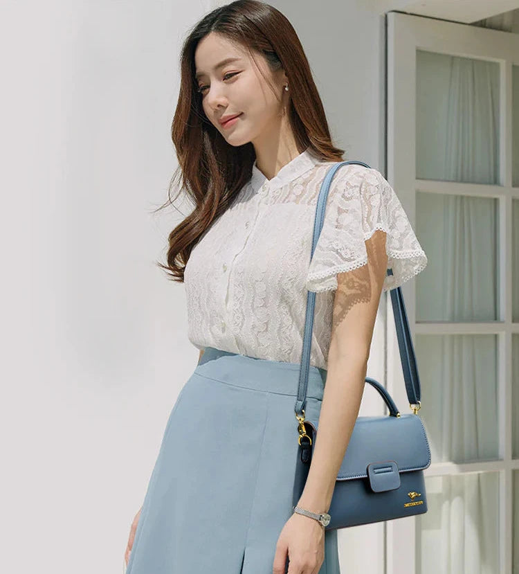 Women's Leather Trendy Crossbody Shoulder Bag