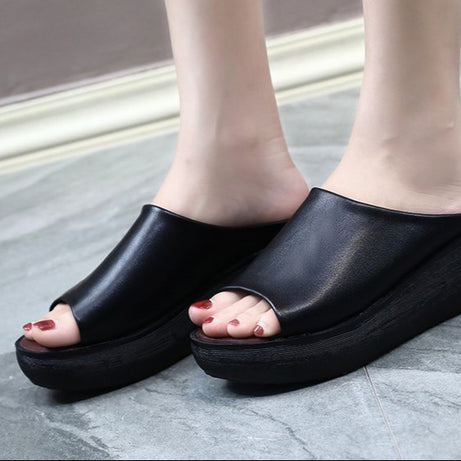 Women's Cool slippers Korean Fashion heel