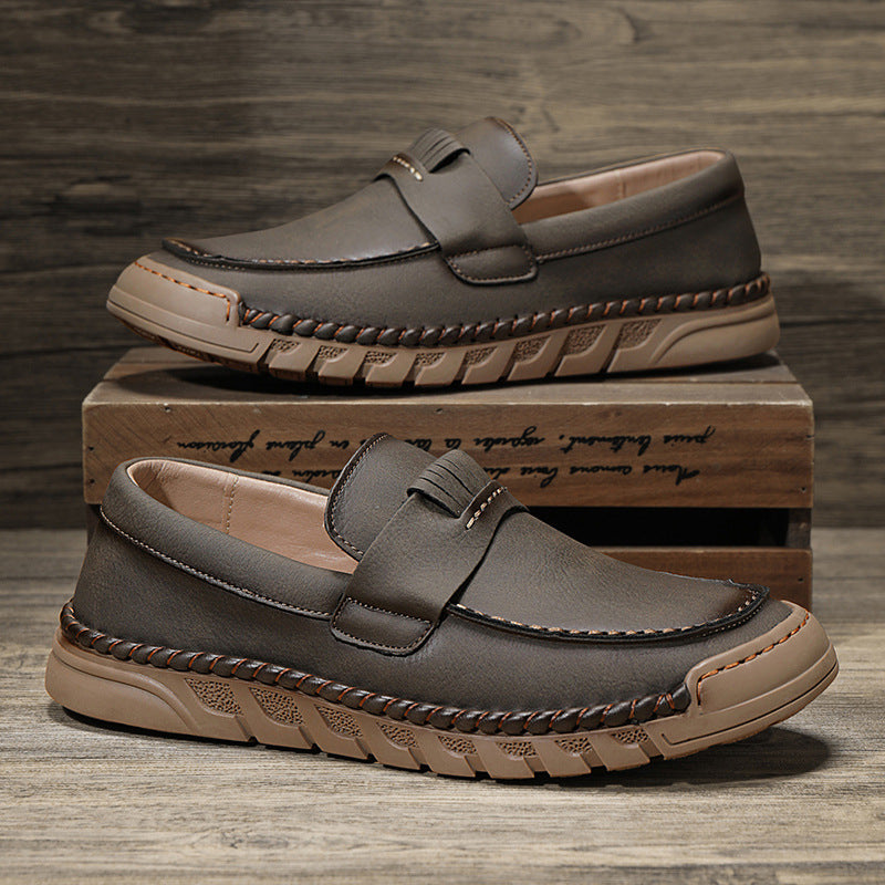 Men's Foreign Trade Business Casual Leather Shoes