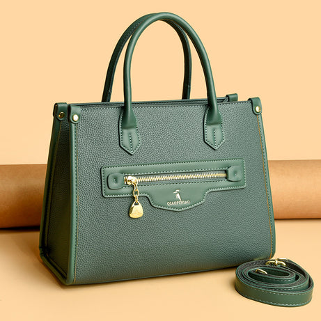 Women's Premium Contrasting Retro Shoulder Bag