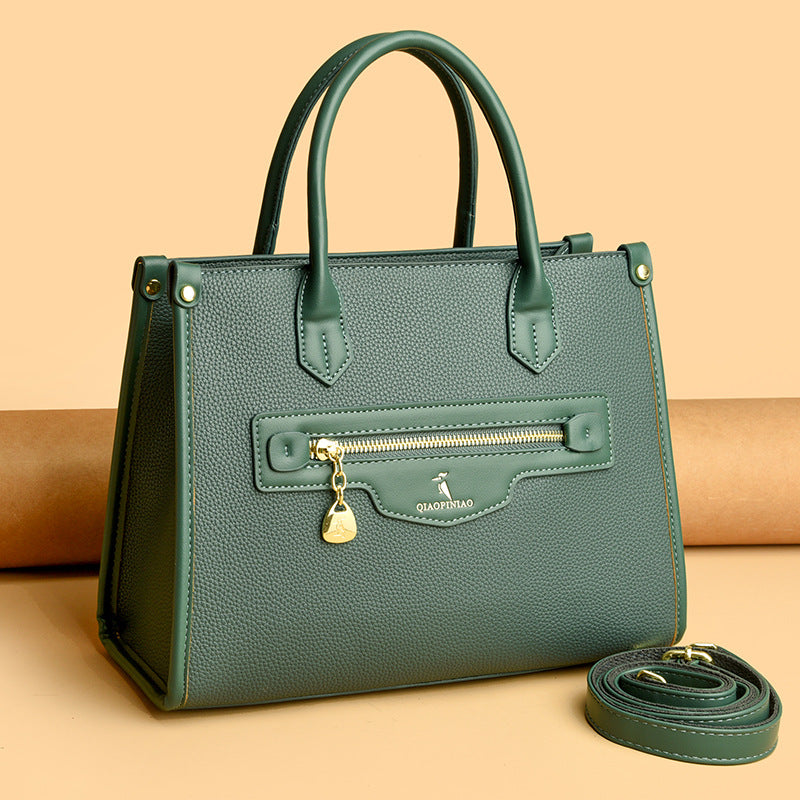 Women's Premium Contrasting Retro Shoulder Bag