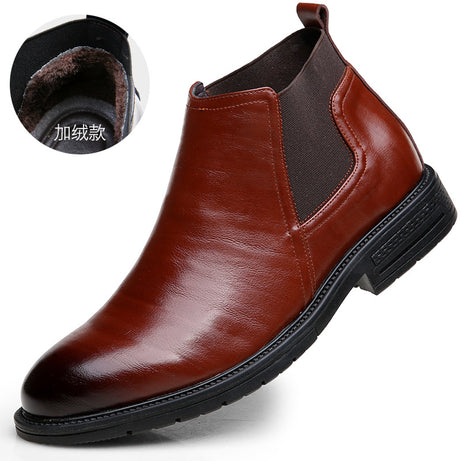 Men's Leather Fashion Trendy Chelsea Boots