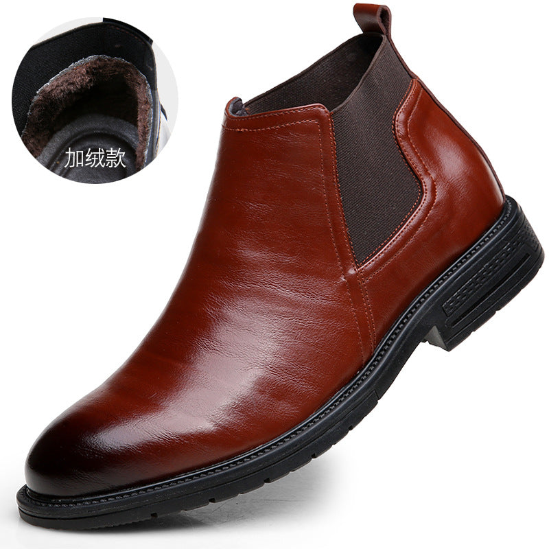 Men's Leather Fashion Trendy Chelsea Boots