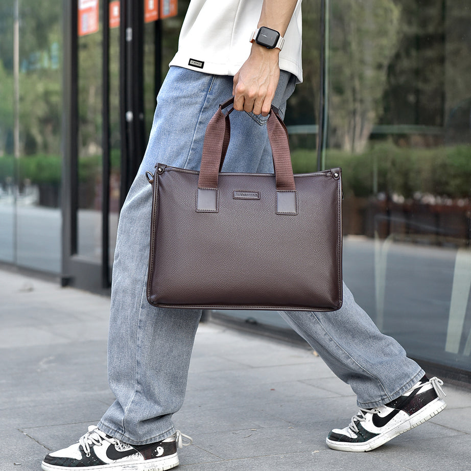 Men's Portable Multi-compartment Business Bag