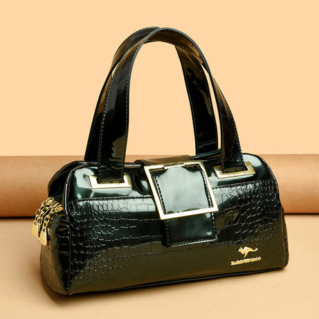 Women's Cross-Border Multi-Layer Leather Handbags
