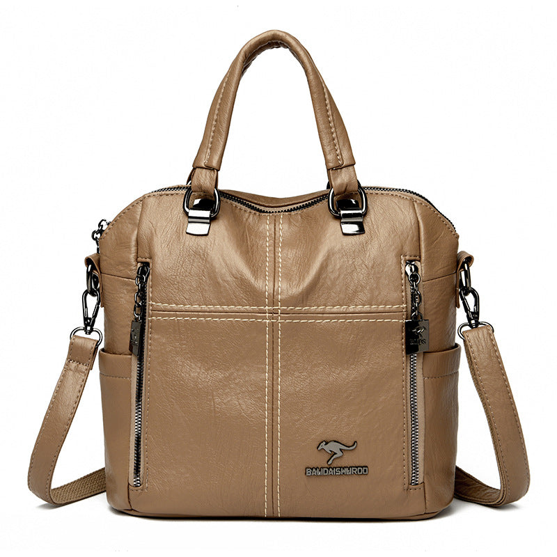 Women's Trendy Genuine Leather Shoulder Bag