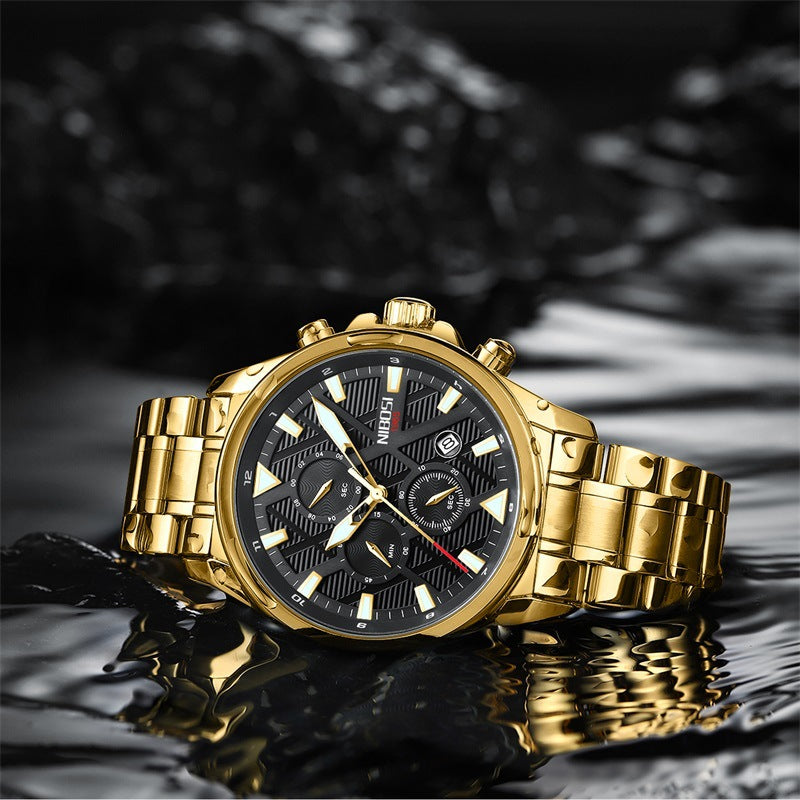 Men's Multifunctional Waterproof Luminous Watch