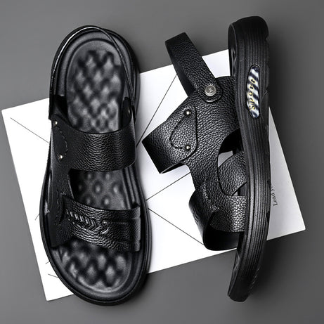 Men's Leather Breathable Cool Sandals
