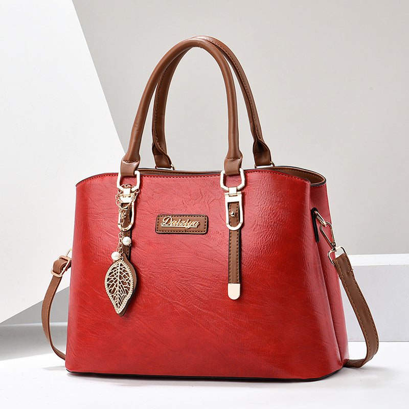 Women's Middle-aged Large Capacity Retro Handbag