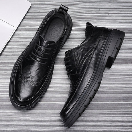 Men's Leather Fashionable Trendy Casual Shoes