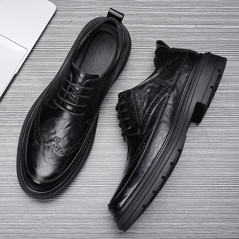 Men's Leather Fashionable Trendy Casual Shoes