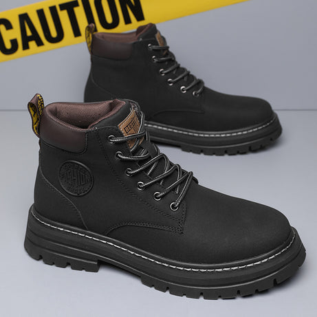 Men's Versatile Casual Leather Martin Boots