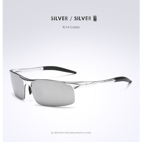 Men's Color-changing Sports Aluminum Polarized Sunglasses