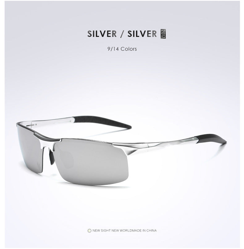 Men's Color-changing Sports Aluminum Polarized Sunglasses