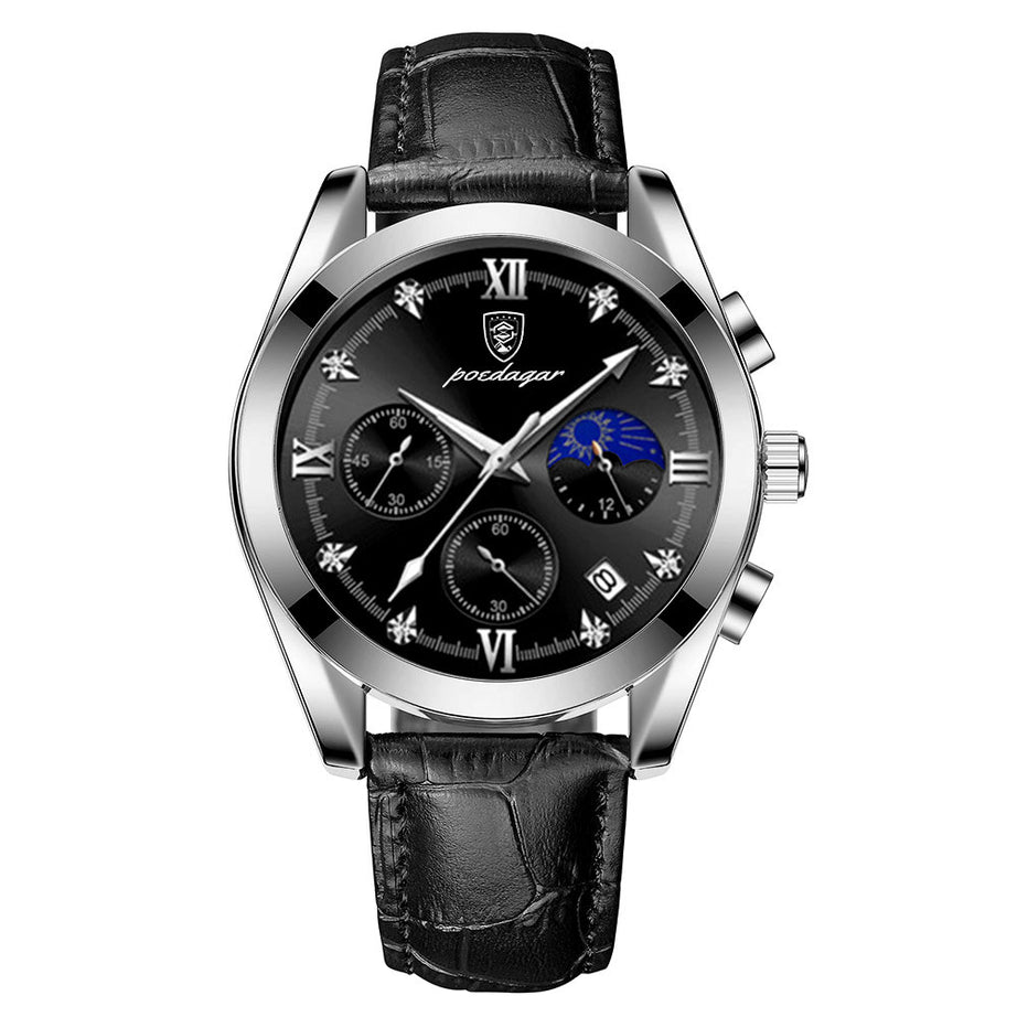 Men's Multi-functional Waterproof Quartz Watch