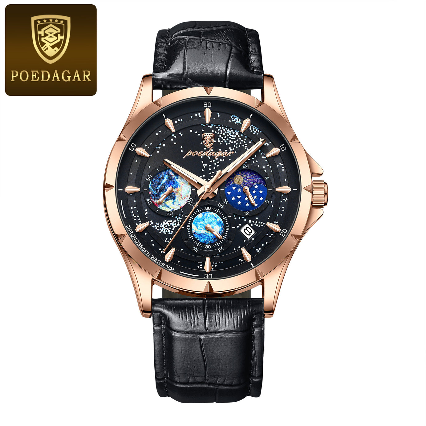 Men's Multi-functional Quartz Watch