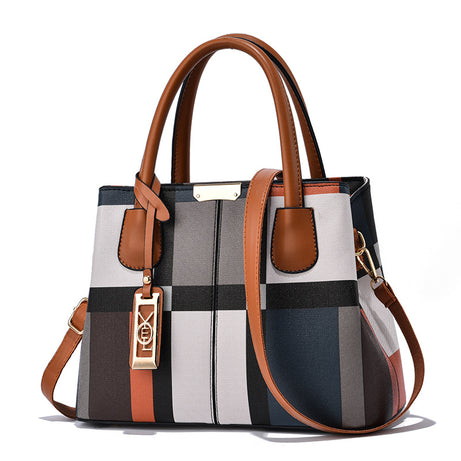 Women's Atmospheric Plaid European And American Bag