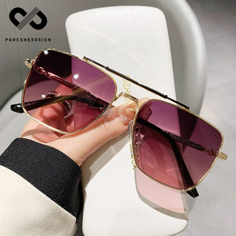 Women's Metal Trendy Sunshade UV-proof Sunglasses