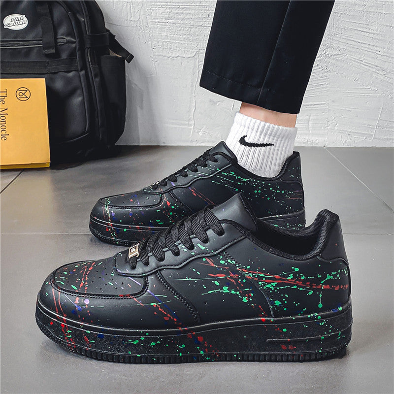 Men's Fashion Casual Platform White Shoes