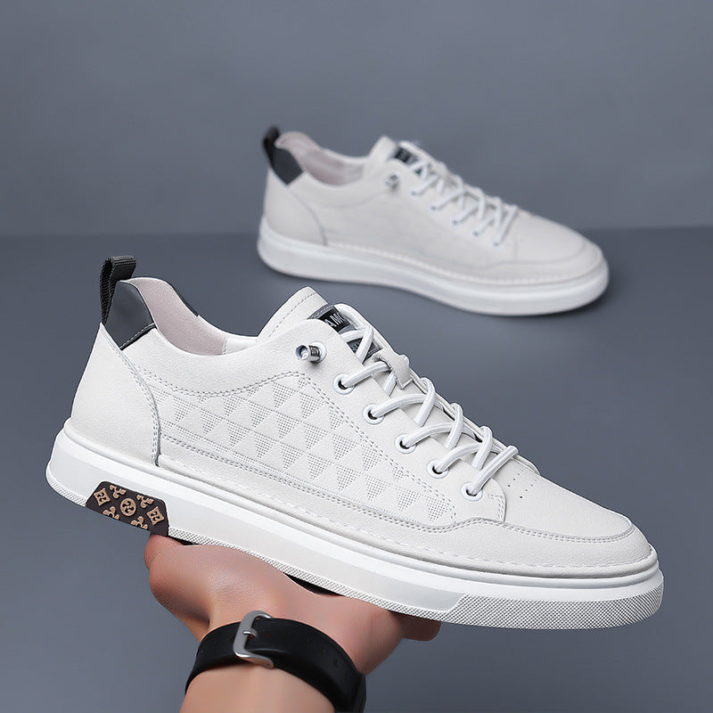 Men's Leather Trend Versatile Casual Shoes