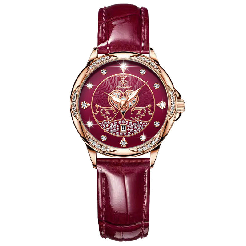 Women's Waterproof Luminous Calendar Quartz Watch