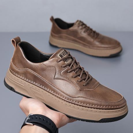 Men's Leather British Style Casual Shoes