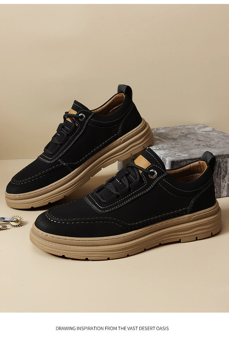 Men's Genuine Leather Casual Shoes (In Stock)