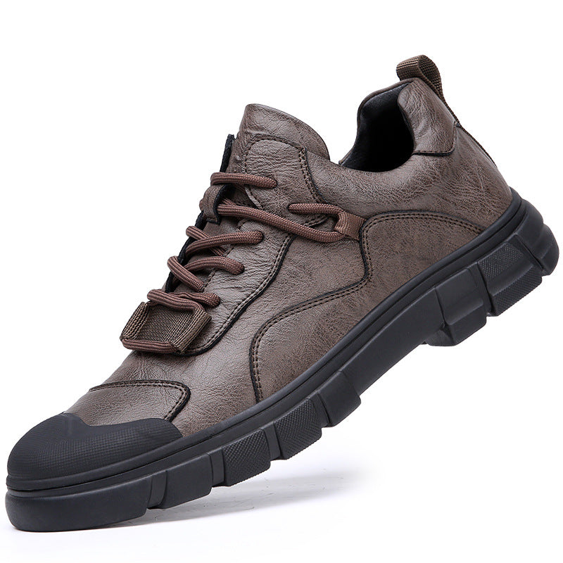 Men's Leather Versatile Trend Casual Shoes