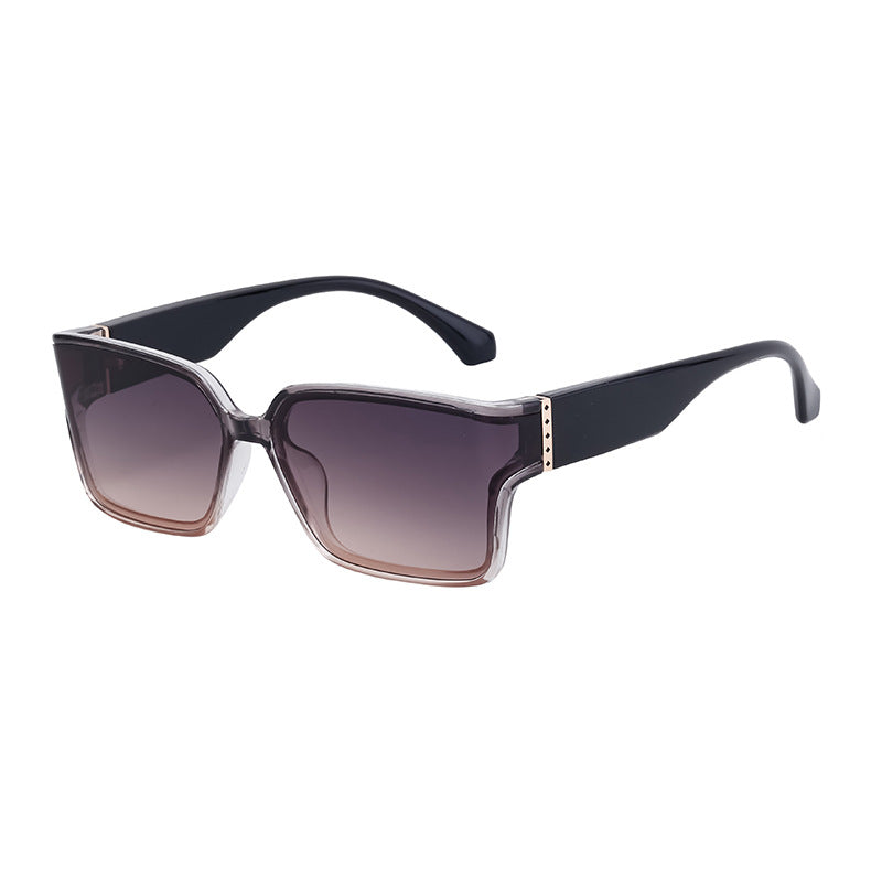 Women's Fashion Large Frame Square High-End Sunglasses