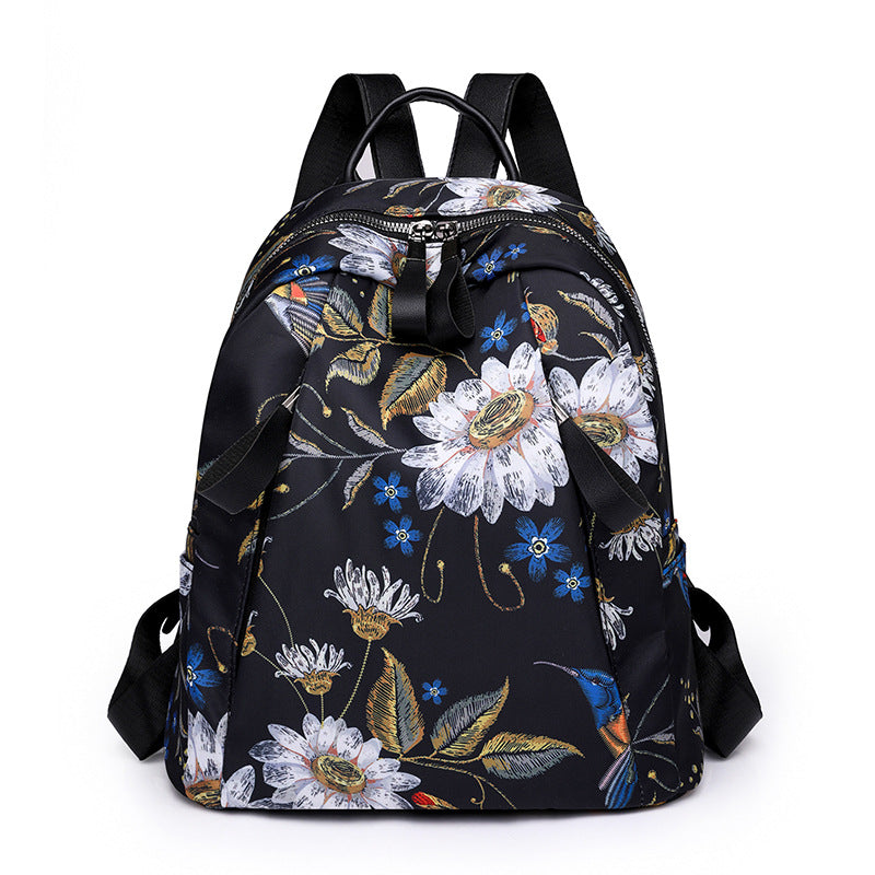 Women's Trendy Colorful Print Casual Backpack