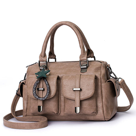 Women's Fashion Handbag Soft Leather Large Capacity Bag