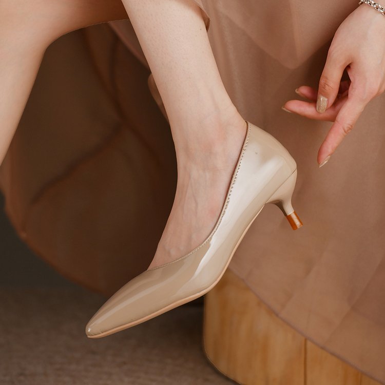 Women's Low Heel Comfortable Work Shoes