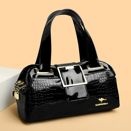 Women's Cross-Border Multi-Layer Leather Handbags