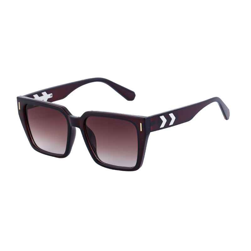 Women's Large Frame UV Protection Retro Sunglasses
