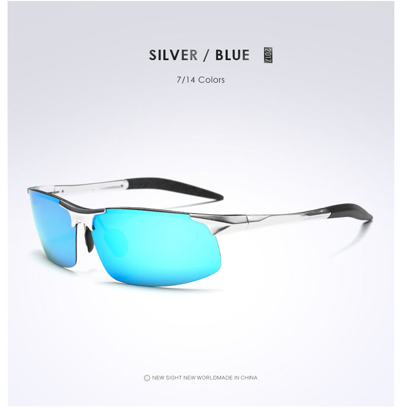 Men's Color-changing Sports Aluminum Polarized Sunglasses
