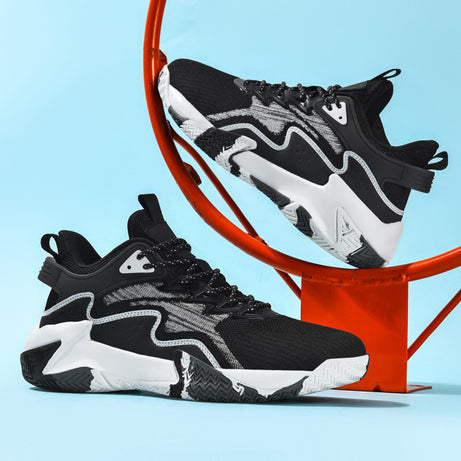 Men's Breathable High-Top Basketball Sports Shoes (In Stock)