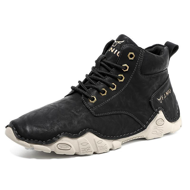 Men's Fashion Leather Casual Martin Boots