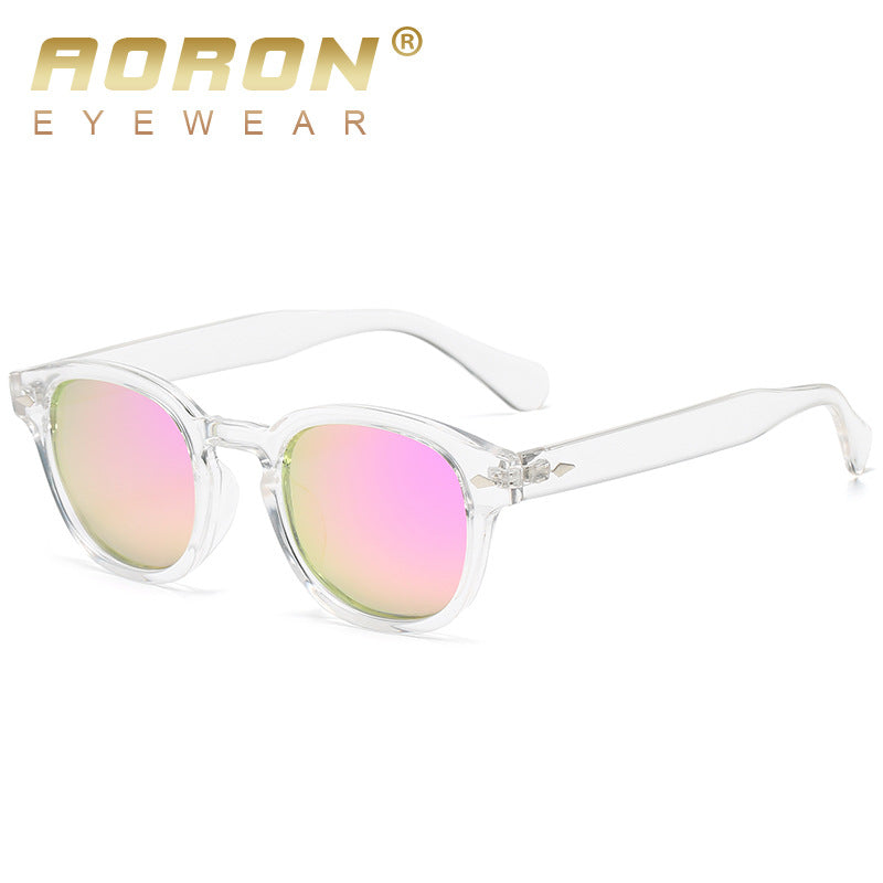 Women's Decorative glass Semi Round Sunglasses