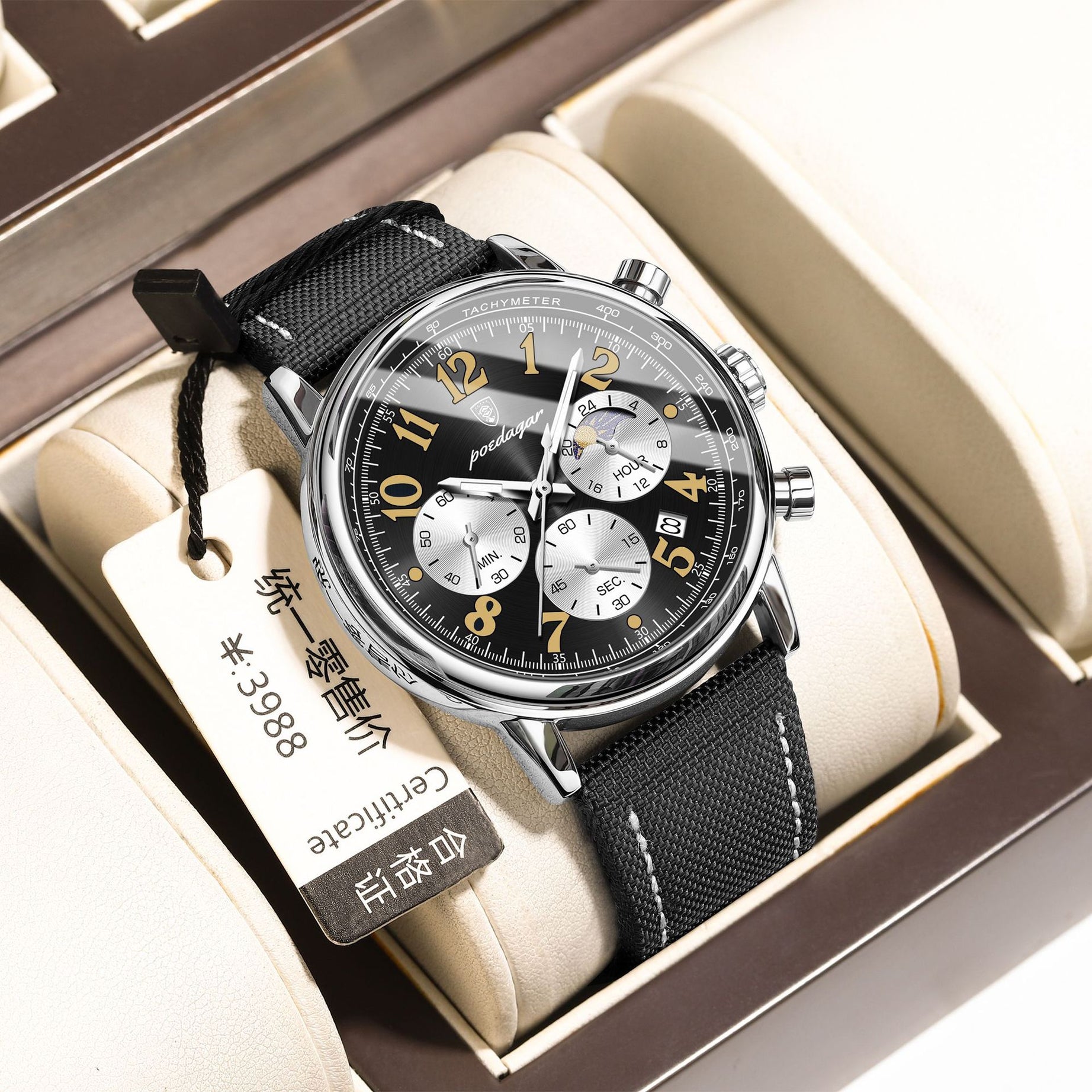 Men's Multi-functional Quartz Watch