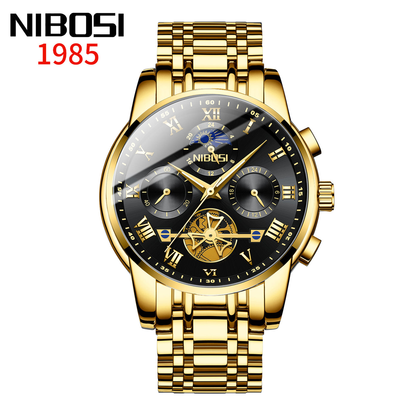 Men's Luminous Waterproof Multi-function Watch