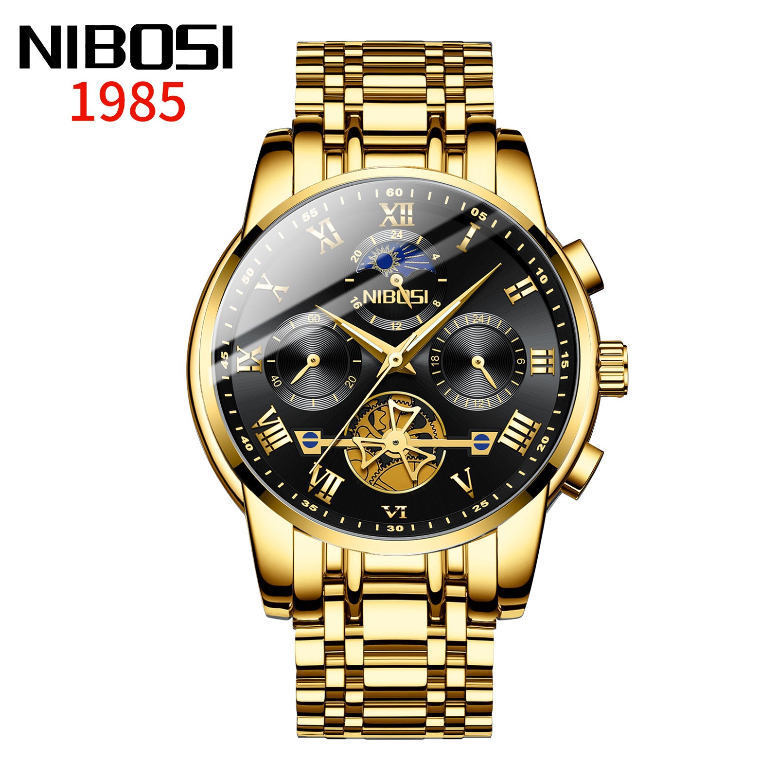 Men's Luminous Waterproof Multi-function Watch